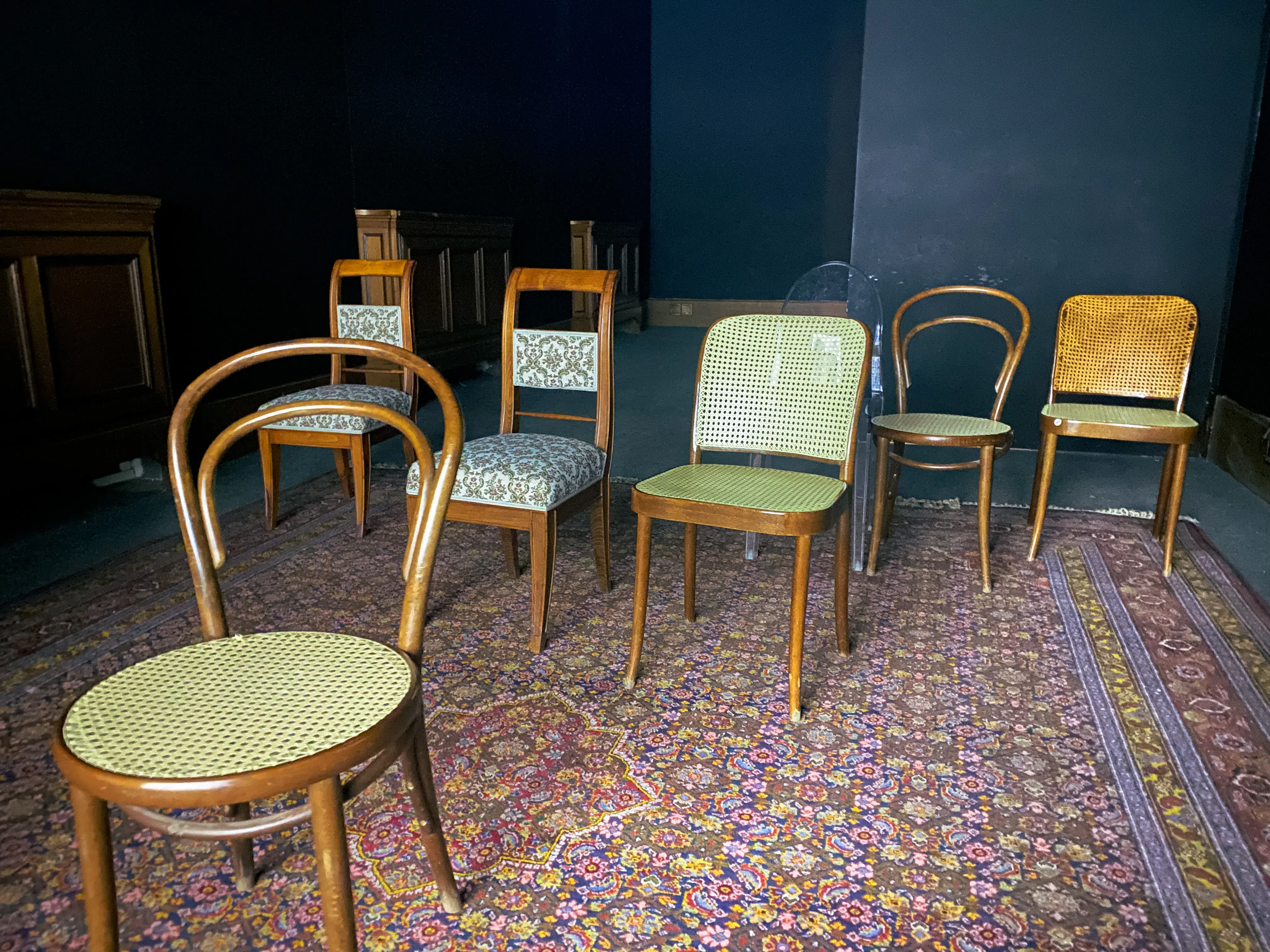 Chairs in Rudolfinum, Prague